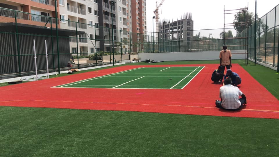 Tennis Court Installation